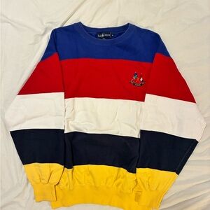 [GRAIL] Vintage Polo Ralph Lauren Cross Flags 1988 Anniversary Sweatshirt- MINT